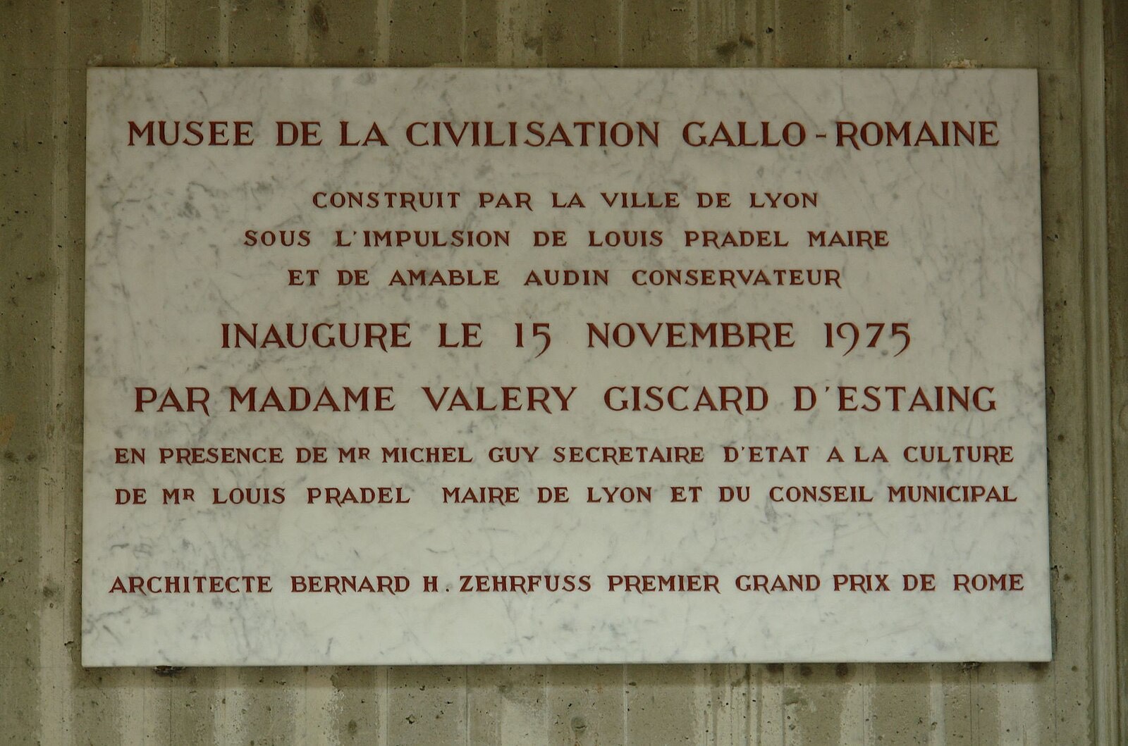 Roman theatres on Fourviere hill in Lyon.